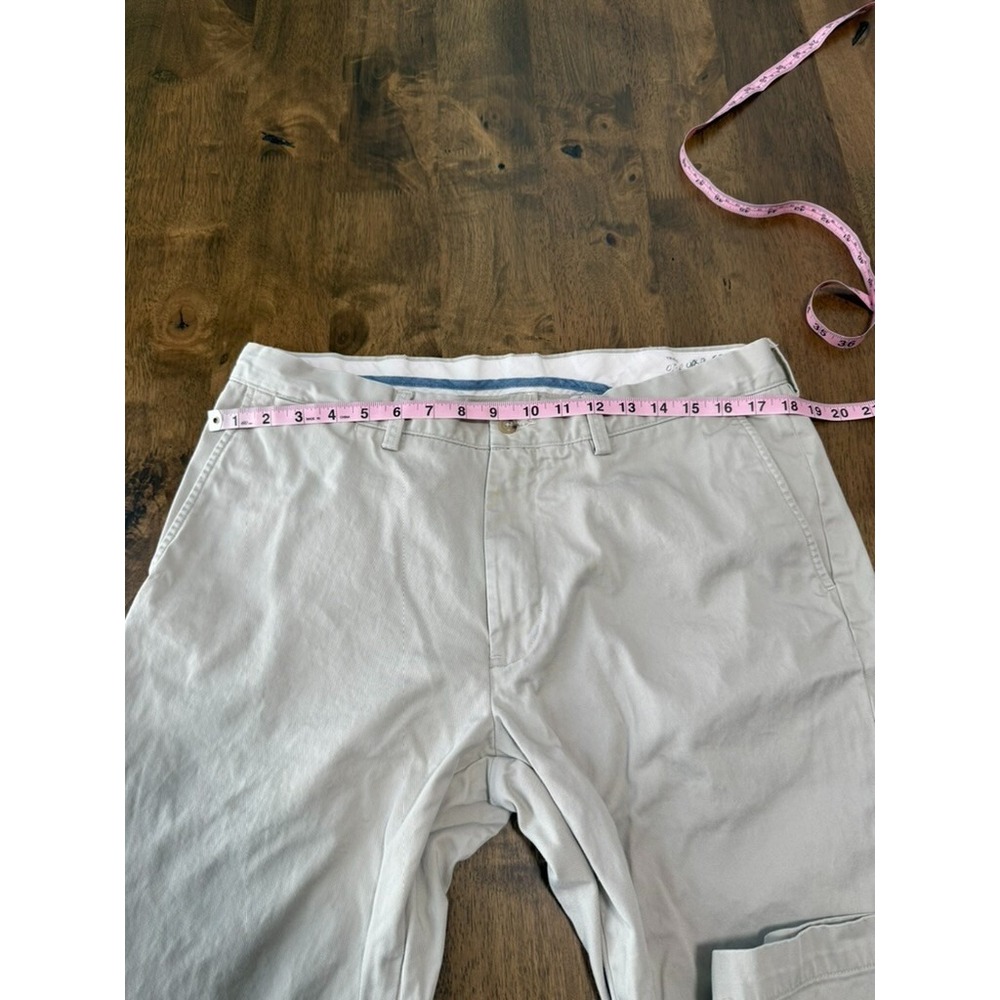 EUC Mens Polo Ralph‎ Lauren classic fit khaki pants chino flat front size 36x30 - Picture 8 of 12